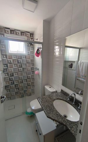 Apartamento à venda com 71m², 3 quartos e 2 vagasBanheiro