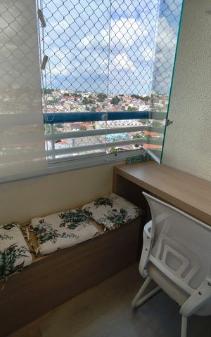 Apartamento à venda com 71m², 3 quartos e 2 vagasVaranda