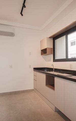 Studio para alugar com 25m², 1 quarto e sem vaga Studio para alugar com 25m², 1 quarto e sem vagaCozinha