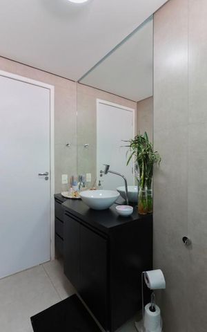 Apartamento à venda com 98m², 3 quartos e 2 vagas Apartamento à venda com 98m², 3 quartos e 2 vagasBanheiro social
