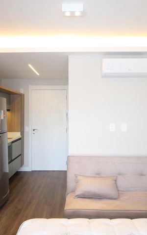 Studio à venda com 27m², 1 quarto e 1 vagaSala