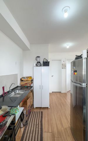 Apartamento à venda com 35m², 2 quartos e sem vaga Apartamento à venda com 35m², 2 quartos e sem vagaCozinha e Área de Serviço
