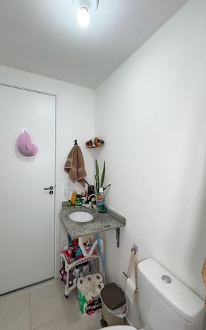 Apartamento à venda com 35m², 2 quartos e sem vaga Apartamento à venda com 35m², 2 quartos e sem vagaBanheiro
