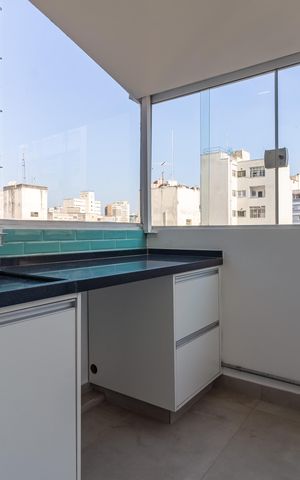 Apartamento à venda com 60m², 1 quarto e sem vaga Apartamento à venda com 60m², 1 quarto e sem vagaÁrea de serviço