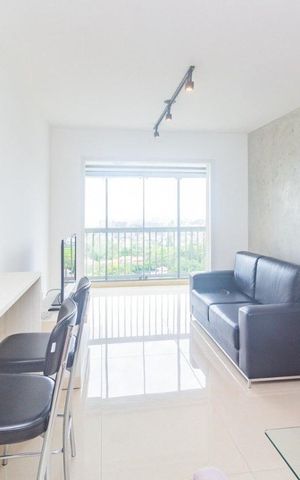 Apartamento para alugar com 50m², 1 quarto e 1 vaga Apartamento para alugar com 50m², 1 quarto e 1 vagaSala