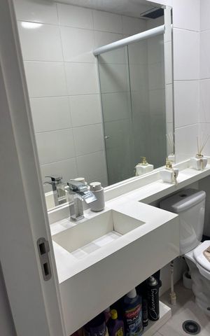 Apartamento à venda com 24m², 1 quarto e sem vaga Apartamento à venda com 24m², 1 quarto e sem vagaBanheiro