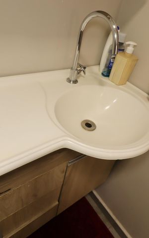 Apartamento à venda com 59m², 3 quartos e 1 vagaBanheiro Social - Pia