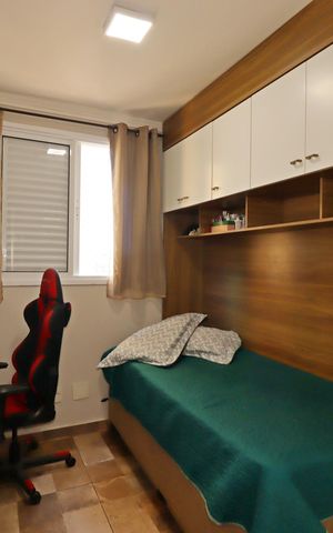 Apartamento à venda com 59m², 3 quartos e 1 vagaQuarto 2