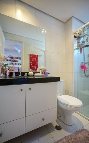 Apartamento à venda com 132m², 3 quartos e 2 vagasBanheiro Suíte 1