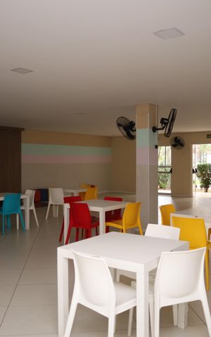 Apartamento à venda com 55m², 2 quartos e 1 vagaÁrea comum - Salão de festas 1