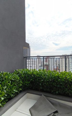 Apartamento à venda com 30m², 1 quarto e sem vaga Apartamento à venda com 30m², 1 quarto e sem vagaTerraço