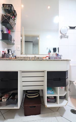 Apartamento à venda com 130m², 3 quartos e 3 vagasQuarto 1 - Suíte Banheiro 