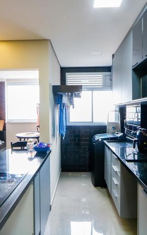 Apartamento à venda com 55m², 2 quartos e 1 vaga Apartamento à venda com 55m², 2 quartos e 1 vagaCozinha/Área de serviço