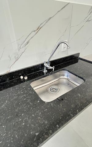 Apartamento à venda com 34m², 1 quarto e sem vagaCozinha - Torneira