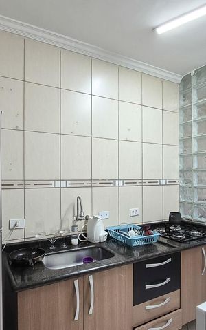 Apartamento à venda com 68m², 3 quartos e 1 vaga Apartamento à venda com 68m², 3 quartos e 1 vagaCozinha e Área de Serviço
