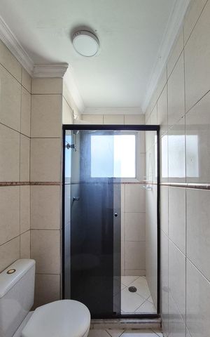 Apartamento à venda com 68m², 3 quartos e 1 vaga Apartamento à venda com 68m², 3 quartos e 1 vagaBanheiro da Suíte
