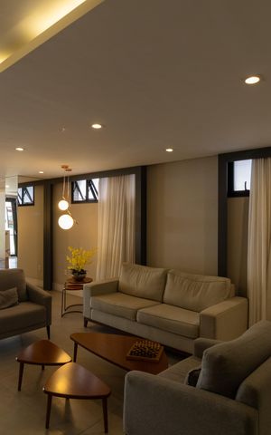Studio para alugar com 24m², 1 quarto e 1 vaga Studio para alugar com 24m², 1 quarto e 1 vagaHall de entrada
