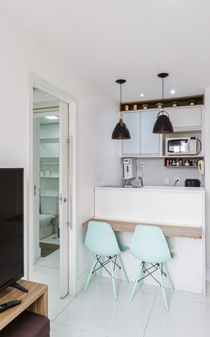 Apartamento para alugar com 31m², 1 quarto e 1 vaga Apartamento para alugar com 31m², 1 quarto e 1 vagaSala/Cozinha