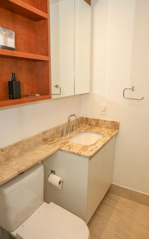 Studio para alugar com 34m², 1 quarto e sem vaga Studio para alugar com 34m², 1 quarto e sem vagaBanheiro