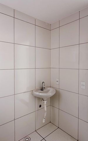 Apartamento à venda com 49m², 2 quartos e 1 vaga Apartamento à venda com 49m², 2 quartos e 1 vagaBanheiro Social