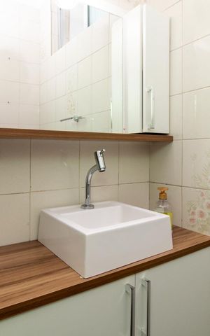 Apartamento à venda com 63m², 3 quartos e sem vaga Apartamento à venda com 63m², 3 quartos e sem vagaBanheiro