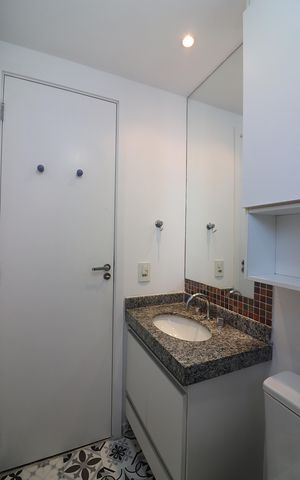 Apartamento à venda com 58m², 2 quartos e 1 vagaQuarto 1 - Suíte Banheiro 