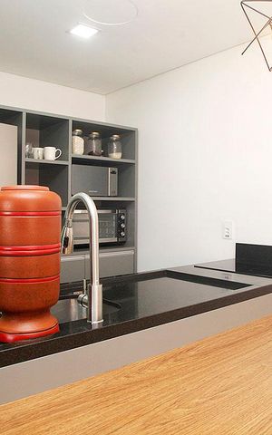 Studio à venda com 34m², 1 quarto e sem vagaCozinha