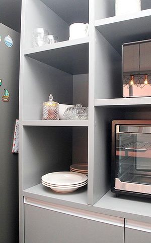 Studio à venda com 34m², 1 quarto e sem vagaCozinha