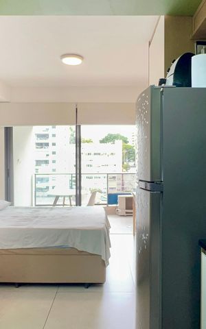 Studio à venda com 27m², 1 quarto e sem vagaCozinha