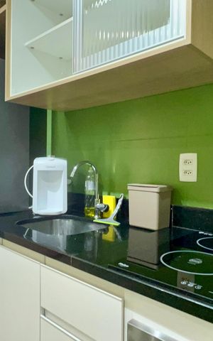 Studio à venda com 27m², 1 quarto e sem vagaCozinha