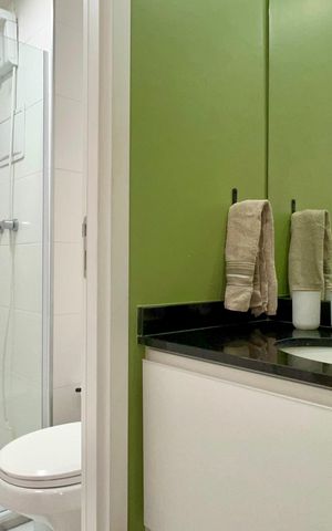 Studio à venda com 27m², 1 quarto e sem vagaBanheiro
