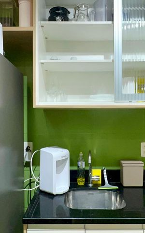 Studio à venda com 27m², 1 quarto e sem vagaCozinha