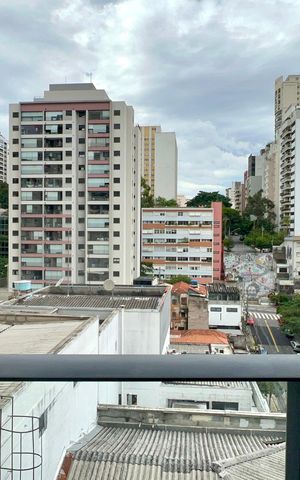Studio à venda com 27m², 1 quarto e sem vagaVista da Varanda