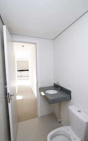 Apartamento à venda com 70m², 3 quartos e 2 vagasBanheiro Social