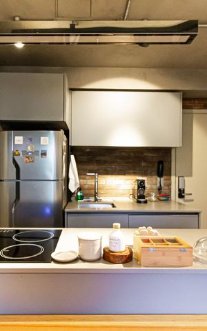 Studio à venda com 32m², 1 quarto e 1 vaga Studio à venda com 32m², 1 quarto e 1 vagaCozinha