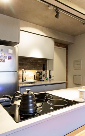 Studio à venda com 32m², 1 quarto e 1 vaga Studio à venda com 32m², 1 quarto e 1 vagaCozinha