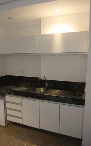 Studio à venda com 30m², 1 quarto e 1 vagaCozinha