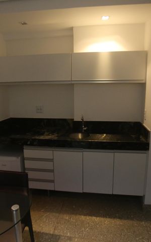 Studio à venda com 30m², 1 quarto e 1 vagaCozinha