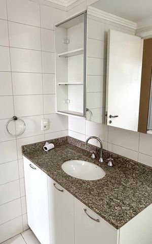 Apartamento para alugar com 110m², 3 quartos e 2 vagas Apartamento para alugar com 110m², 3 quartos e 2 vagasBanheiro da Suíte 3