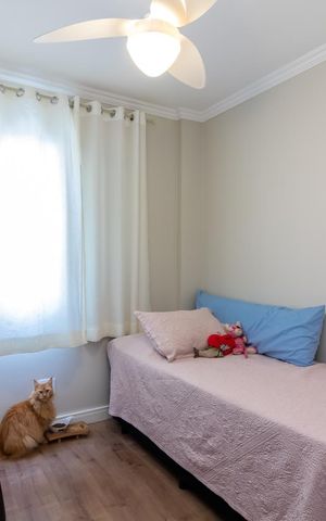 Apartamento à venda com 64m², 2 quartos e 1 vagaQuarto 2