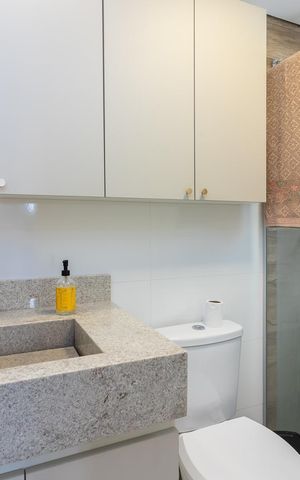 Apartamento à venda com 64m², 2 quartos e 1 vagaBanheiro da Suíte