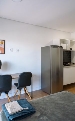 Studio à venda com 24m², 1 quarto e sem vaga Studio à venda com 24m², 1 quarto e sem vagaSala/Quarto