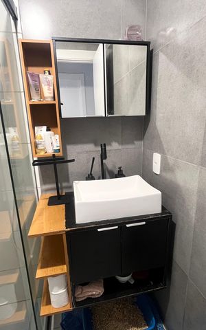 Apartamento à venda com 40m², 2 quartos e 1 vaga Apartamento à venda com 40m², 2 quartos e 1 vagaBanheiro