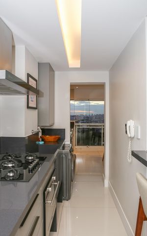 Apartamento à venda com 80m², 2 quartos e 2 vagas Apartamento à venda com 80m², 2 quartos e 2 vagasCozinha e Área de Serviço
