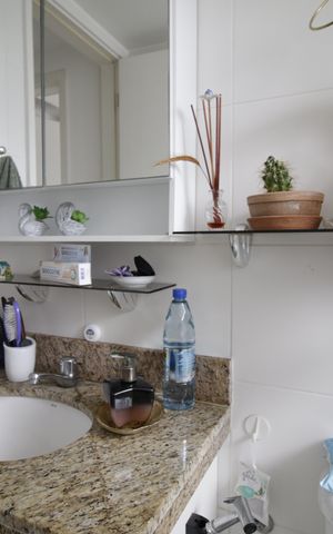 Apartamento à venda com 67m², 2 quartos e 1 vagaBanheiro Social