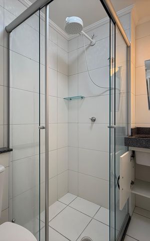 Apartamento à venda com 26m², 1 quarto e sem vagaBanheiro social