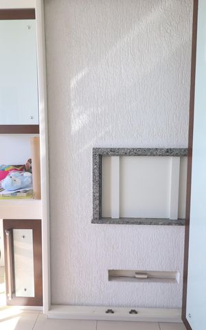 Apartamento à venda com 151m², 3 quartos e 2 vagasDetalhe churrasqueira