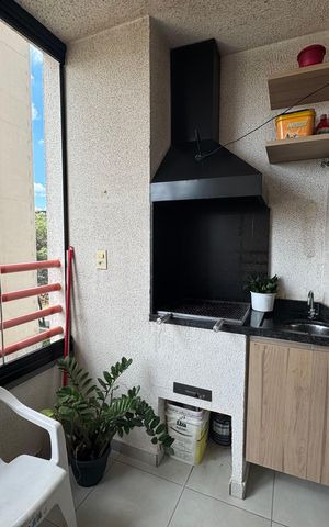 Apartamento à venda com 49m², 2 quartos e 1 vagaVaranda gourmet