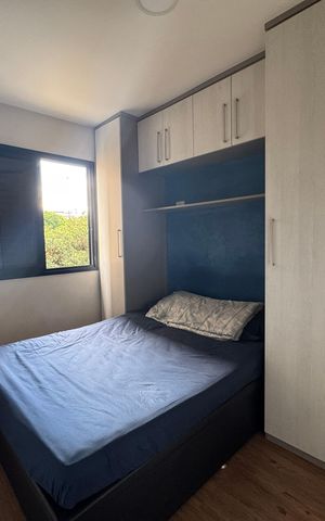 Apartamento à venda com 49m², 2 quartos e 1 vagaQuarto 2