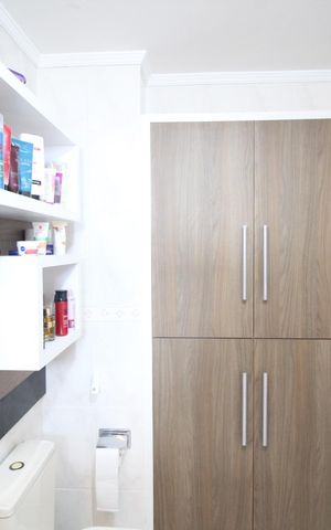 Apartamento para alugar com 110m², 3 quartos e 2 vagasBanheiro da Suíte 1